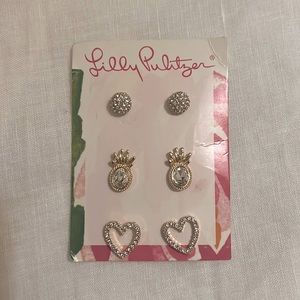 Lilly Pulitzer Pineapple Shake Earring Set